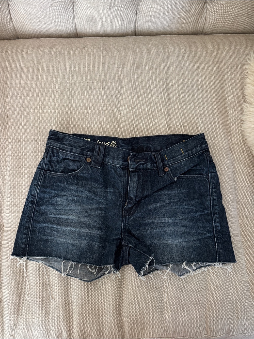 Dark Wash Denim Cutoff Shorts - Madewell